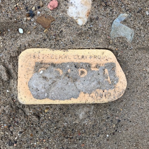 Bricks from 12th Street Beach (Chicago, IL).