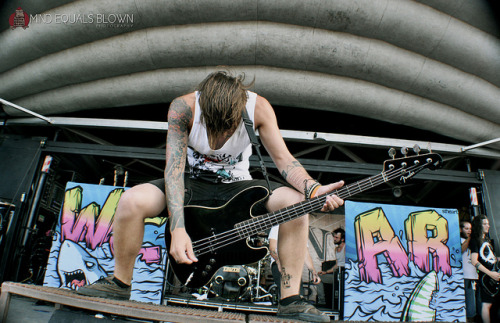 i-w0nt-fade-away:  Andrew Glass of We Came as Romans at Warped Tour in Denver, Colorado. Photo by Caleb Dennis. by mindequalsblown Photo on Flickr. 