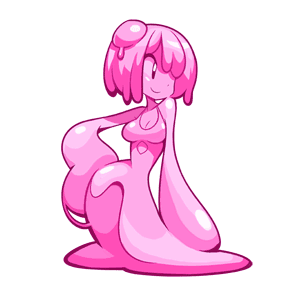 zferolie:  Holy crap, this was a surprise. The new Shantae update included animations for the slime girl I designed for the game! She looks so cute!   cutie <3