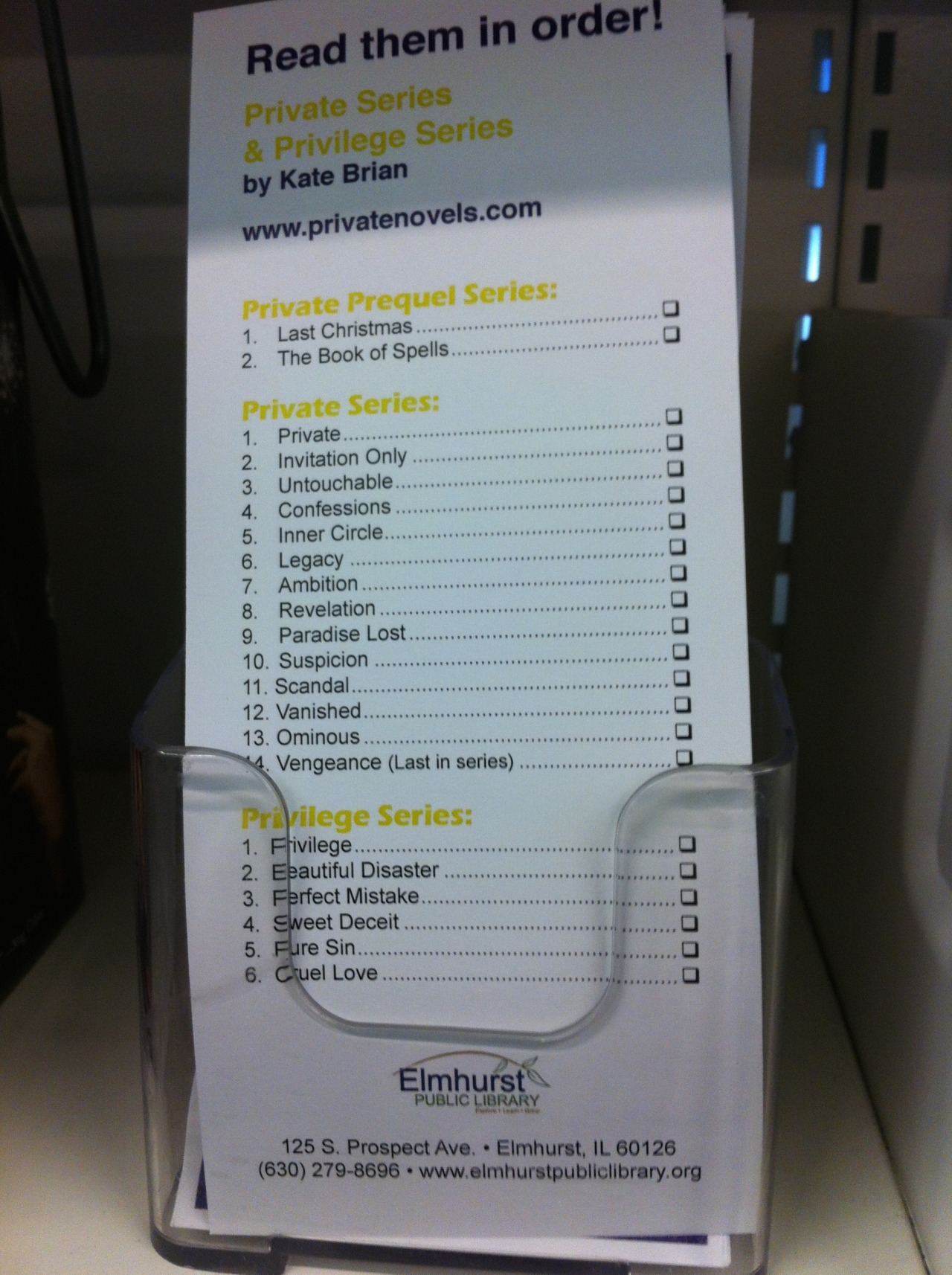 heyteenbookshey:  Elmhurst Public Library fights back against unclear book design