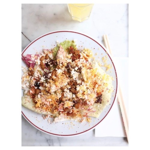 Salade de mantova @le_dauphin_paris. #parisunfolded #ledauphin (bij Le Dauphin)