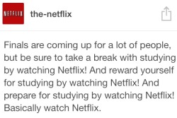 collageofchaos:  netflix knows what’s up