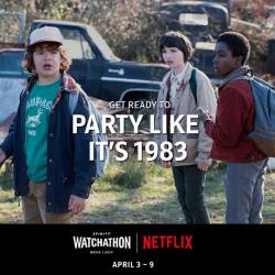 xfinity:  Watchathon Week is here! Binge this year’s top TV shows, including Stranger Things on Netflix, for free with XFINITY On Demand. http://watchathon.xfinity.com/
