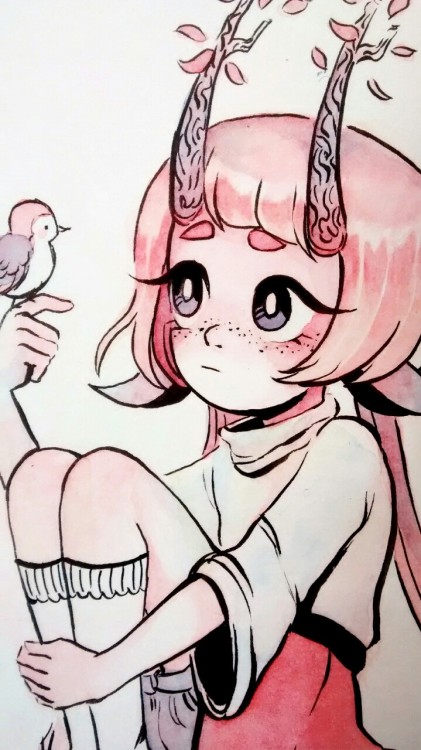 mochiirolls: I’m behind a few days now but here’s inktober #19!!