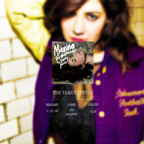 forgetsblue:  Marina and The Diamonds + discography (insp.)