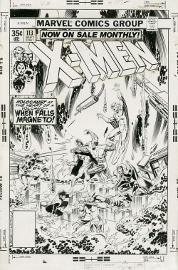 johnbyrnedraws:  X-Men #113 cover by John Byrne &amp; Bob Layton &amp; Glynis Wein. 1978.