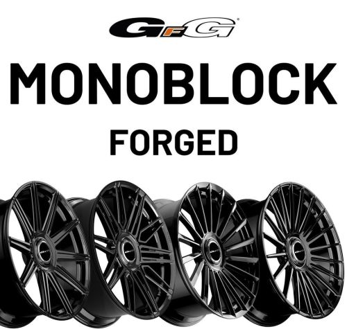 Available NOW 24” GFG Monoblock Forged Wheels with RR Style Floating “Big Caps” - Order Now at all 