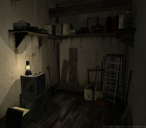 Resident Evil Remake pre-rendered backgrounds