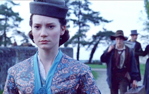 roslintullyn:First stills of Mia Wasikowska as Emma Bovary in Madame Bovary