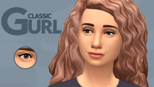 simsinspring: - ClassicGurl Eyeliner. Just the typical classic eyeliner.  . BaseGame compatible.. Ch