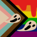 z0mb13-gutz:I saw people designing Halloween themed pride flags so I thought I&rsquo;d