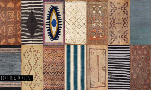 14 mixed 4x3 rugs; mesh by b5 studio DOWNLOAD