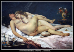 adhemarpo:   Gustave Courbet (1819-1877) - Le sommeil