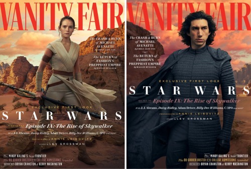 Stars Wars on the cover of Vanity FairFebruary 1999 - Jar Jar Binks, Obi-Wan Kenobi (Ewan McGregor),