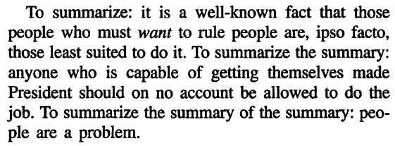 aseaofquotes:  Douglas Adams, The Restaurant at the End of the Universe 