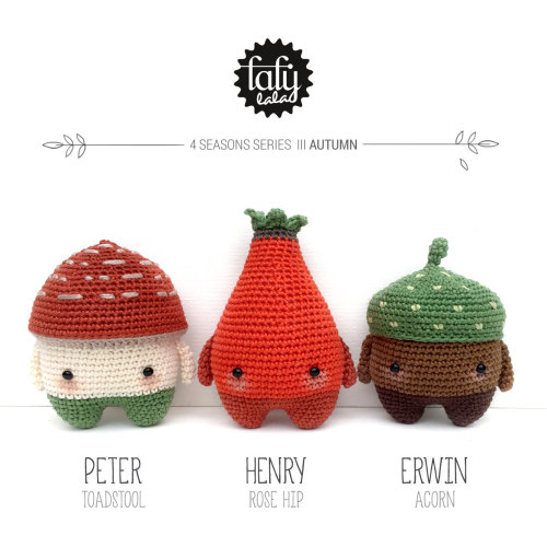 sosuperawesome:Seasons and Holiday Amigurumi patterns from the lalylala Etsy shopBrowse more curated