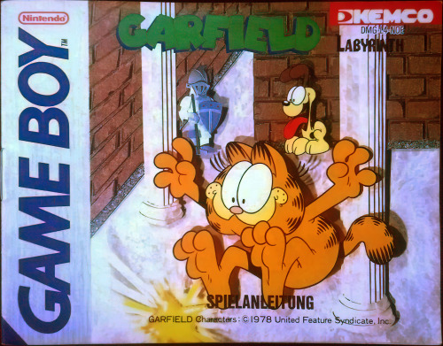 Garfield Labyrinthhttps://youtu.be/OhWsMjTyJlIKemco’s Game Boy game Garfield Labyrinth, which 