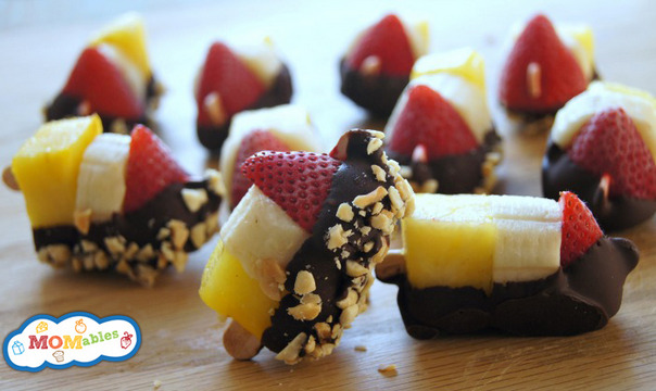 veganinspo:  Banana Split Bites