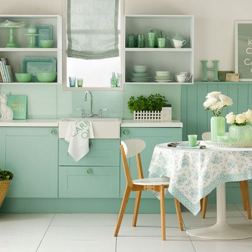 Kitchen Shades of Green