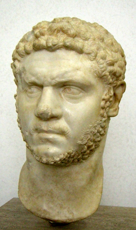 The head of the Roman Emperor Caracalla (Marcus Aurelius Severus Augustus Antoninus; r. 198-211 [joi