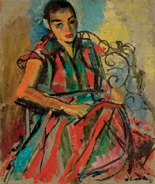 lilithsplace: Woman sitting - Willy Eisenschitz (1889–1974)
