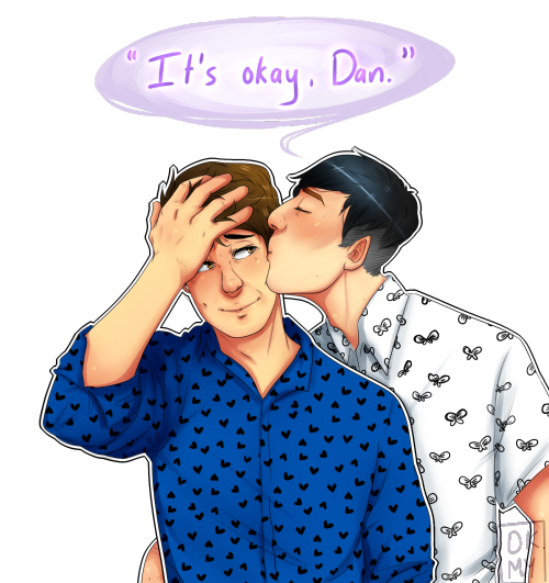 dostmotherknowyou:sometimes dan just needs phil to settle his restless mind ;;w;;a big thank you to 