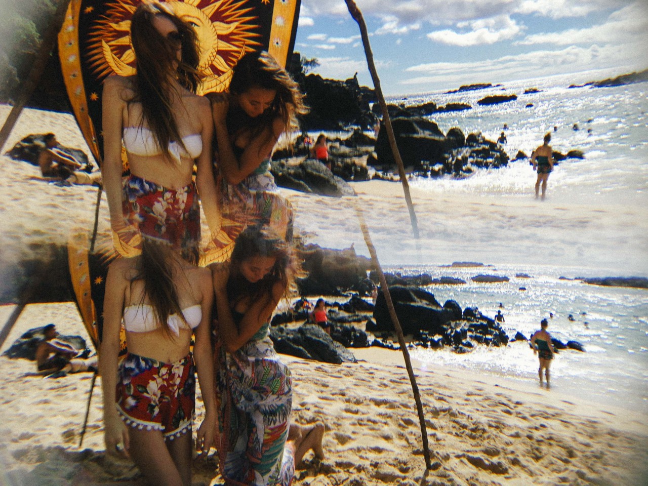 gypsyone:  Waimea for the first time in a while with my babes. Good thing we had