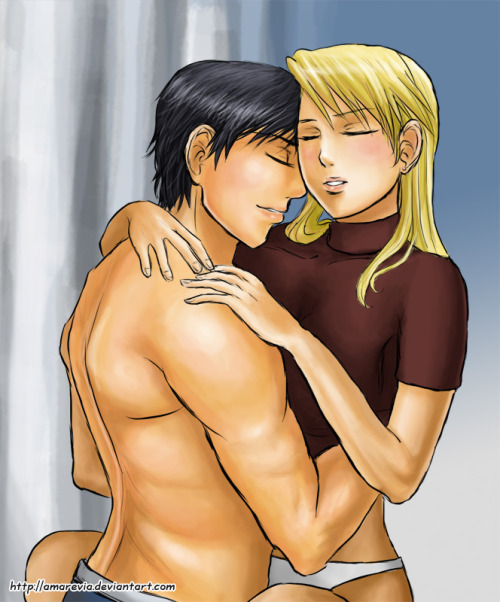 sugarqueenofonlyeighteen:  Royai - Temptation by =Amarevia 