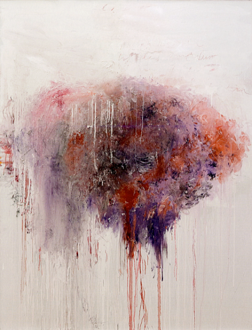 atmospheric-minimalism: Cy Twombly,  Analysis of the Rose as Sentimental Despair, 1985