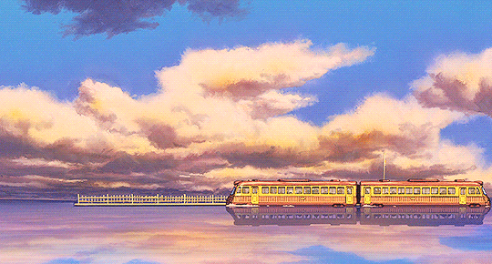 blurays: scenery in Spirited Away (2001) dir. Hayao Miyazaki