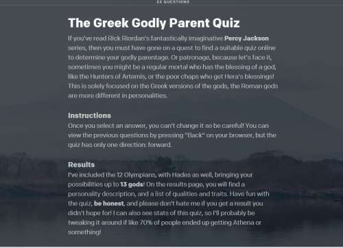poseidhn:After 3 months of glitchy websites and deliberation, the Percy Jackson Greek Godly Parent Q