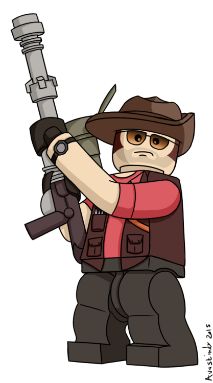 Porn Pics avastindy:Here’s Sniper from Team Fortress