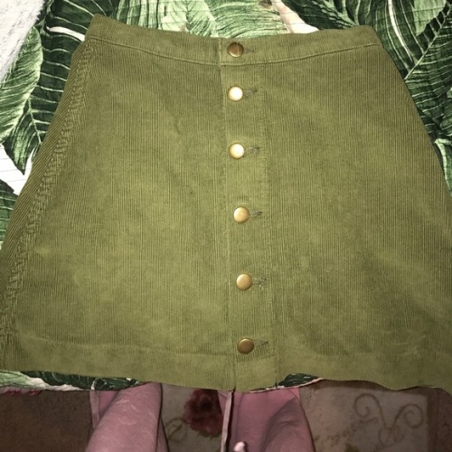 I just added this listing on Poshmark: Corduroy green American apparel skirt Small. https://poshmark