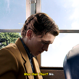 marvelgifs: Spider-Man: Homecoming Deleted Scene | Team Thor