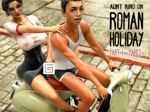 smerinka: smerinka: Experienced and dominant aunt Nino is teaching an oral lesson to young Marco in comic Roman Holiday I. Click to get it! Experienced and dominant aunt Nino is teaching an oral lesson to young Marco in comic Roman Holiday I. Click to