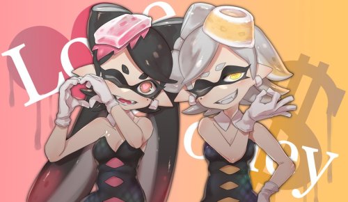 callie-and-marie:  inkbubbler:  sledgehammertoe:  sakuu:  ぷちさんはTwitterを使っています: “愛vs金 今回はまだ様子見です…。 #Splatoon #スプラトゥーン https://t.co/5xw25ufeMQ”  If love vs. money becomes an actual Splatfest,