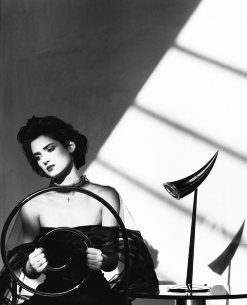 80s90sthrowback:Winona Ryder photographed by Greg Gorman, 1989.