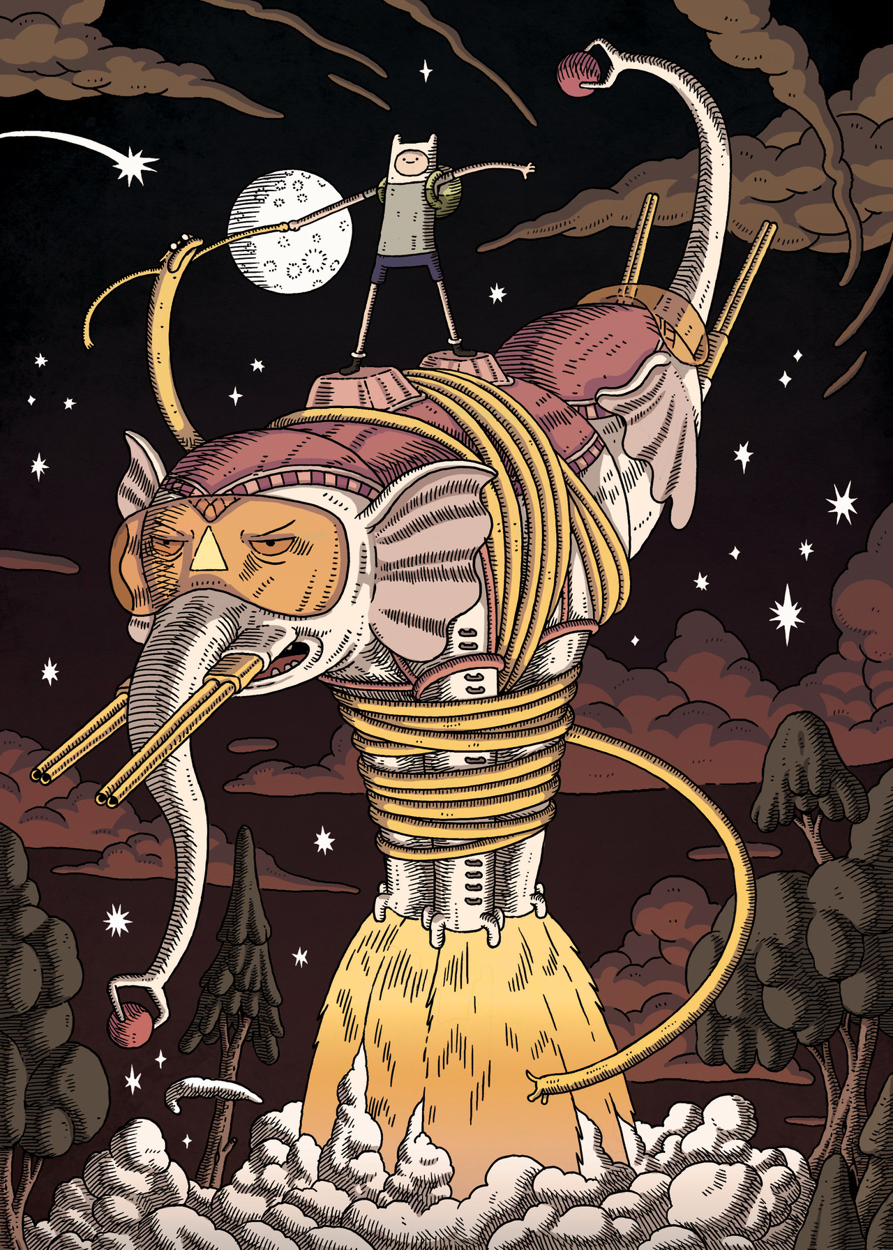 Adventure Time: Complete Collection DVD set illustrations by BG designer Matt Houston