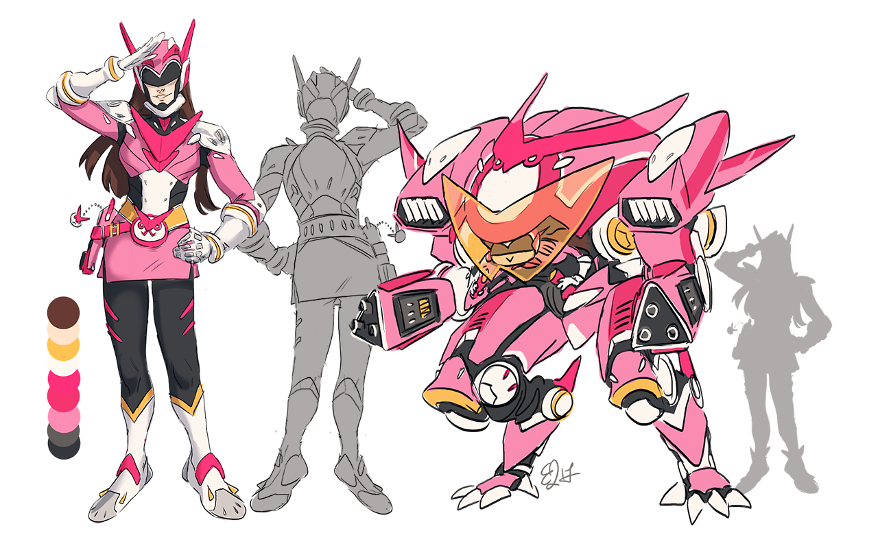 quesozombie: sentai d.va edit: made a few changes 