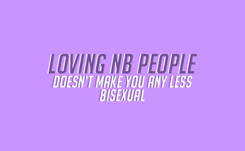 caduceusangels:Being bisexual is okay. Embrace it.