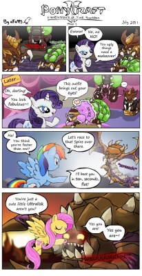 losweonessexysdeldisqus:  Ponycraft2 - Zerg, part 1 by ~alfa995 zergs are bronies too 