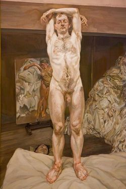 boysnmenart:  Lucian Freud, Two Men in the