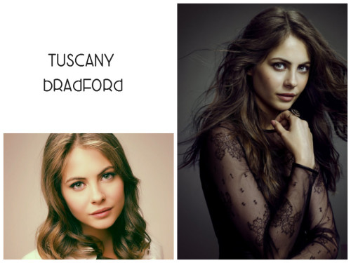 Tuscany Bradford is a twenty two old character in Make Your Mark Roleplay, a literate group. She loo