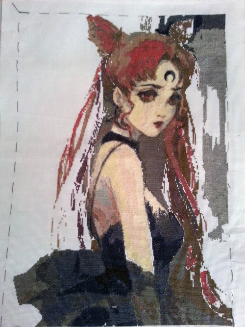 novacainedoll:Did a preliminary iron on Chibiusa to flatten out the stitches… She is so beautiful *A