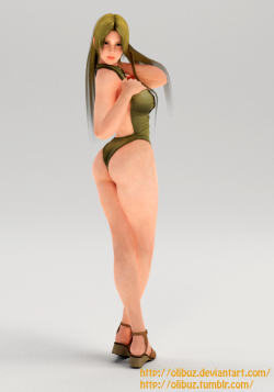 olibuz:  Helena and Honoka 3D render pose