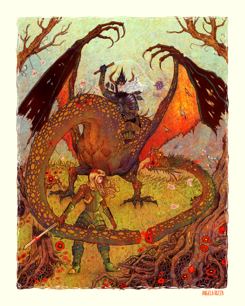 meanwhilebackinthedungeon: – Angela Rizza Eowyn vs Nazgul