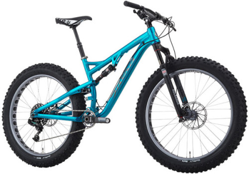 papapapapanda: (via Salsa Bucksaw Full Suspension Fat Bike Squishes Into Reality) ほほう。