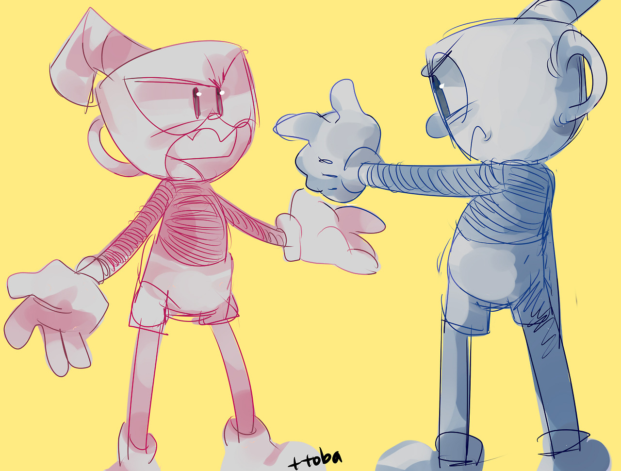ttoba:  “Hey, whatchu drawing?” Cups. I’m drawing cups. You guys have no idea
