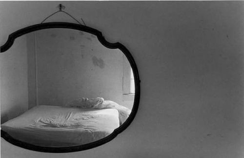 secretcinema1:Bed in Mirror, Rhode Island, 1972, Eva Rubinstein