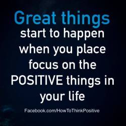 thinkpositive2:  When great things start